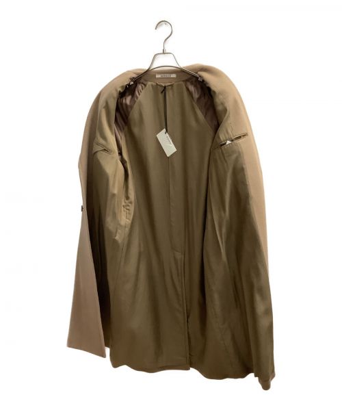 AURALEE（オーラリー）AURALEE (オーラリー) CASHMERE WOOL MOSSER CHESTERFIELD COAT ブラウン サイズ:1の古着・服飾アイテム