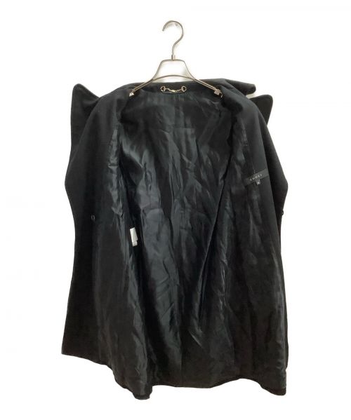 GUCCI（グッチ）GUCCI (グッチ) ベルテッドコート ブラック サイズ:36の古着・服飾アイテム