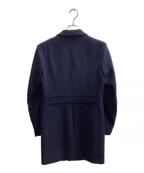 Junhashimoto（ジュンハシモト）junhashimoto (ジュンハシモト) ウールチェスターコート ネイビー サイズ:2の古着・服飾アイテム