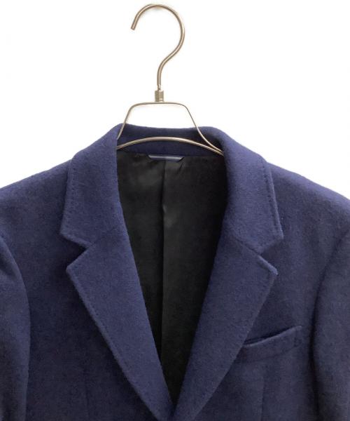 Junhashimoto（ジュンハシモト）junhashimoto (ジュンハシモト) ウールチェスターコート ネイビー サイズ:2の古着・服飾アイテム