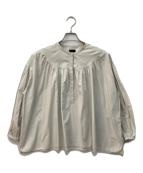 オオカミとフクロウ（オオカミトフクロウ）オオカミとフクロウ (オオカミトフクロウ) 長袖ブラウス ライトグレー サイズ:−の古着・服飾アイテム