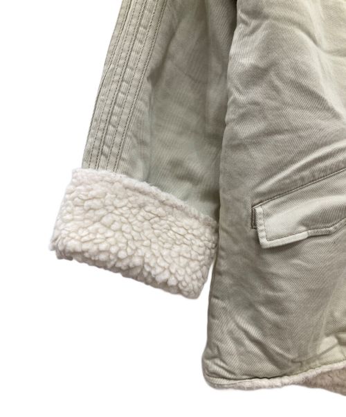 adidas（アディダス）adidas (アディダス) 裏ボアジャケット ベージュ サイズ:Lの古着・服飾アイテム