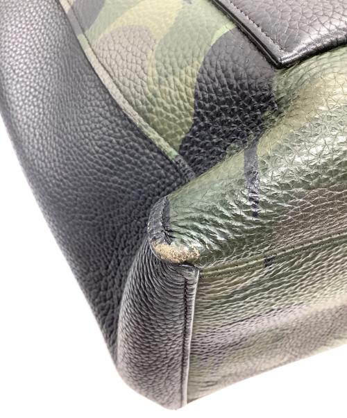 COACH（コーチ）COACH (コーチ) トートバッグ ブラック×グリーン サイズ:−の古着・服飾アイテム