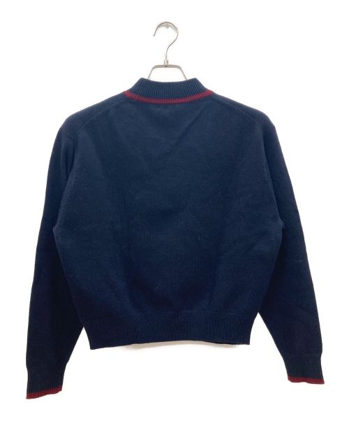 SEE BY CHLOE（シーバイクロエ）SEE BY CHLOE (シーバイクロエ) ジャガードニット ネイビー サイズ:M 未使用品の古着・服飾アイテム