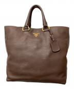 PRADAプラダ）の古着「トートバッグ」｜ブラウン