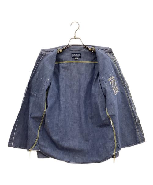 IRON HEART（アイアンハート）IRON HEART (アイアンハート) 長袖シャツ インディゴ サイズ:Sの古着・服飾アイテム