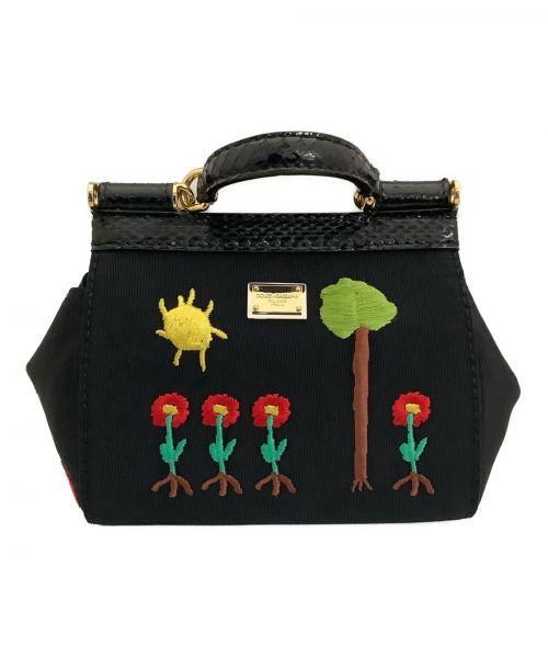 DOLCE & GABBANA（ドルチェ＆ガッバーナ）DOLCE & GABBANA (ドルチェ＆ガッバーナ) ショルダーバッグ ブラック サイズ:-の古着・服飾アイテム