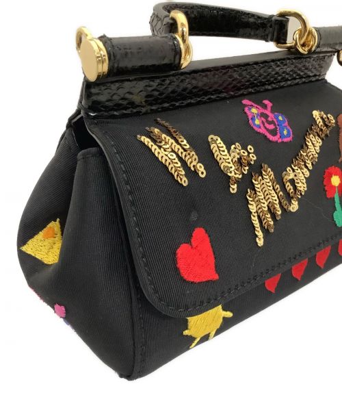 DOLCE & GABBANA（ドルチェ＆ガッバーナ）DOLCE & GABBANA (ドルチェ＆ガッバーナ) ショルダーバッグ ブラック サイズ:-の古着・服飾アイテム