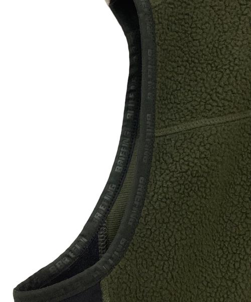 BRIEFING（ブリーフィング）BRIEFING (ブリーフィング) フリースベスト グリーン サイズ:-の古着・服飾アイテム