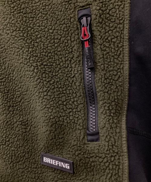 BRIEFING（ブリーフィング）BRIEFING (ブリーフィング) フリースベスト グリーン サイズ:-の古着・服飾アイテム