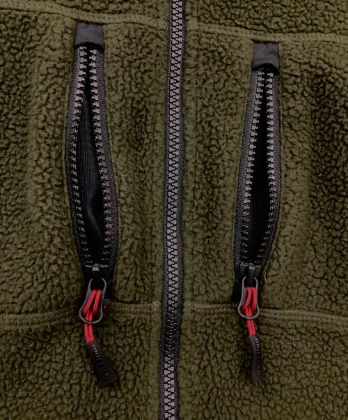 BRIEFING（ブリーフィング）BRIEFING (ブリーフィング) フリースベスト グリーン サイズ:-の古着・服飾アイテム