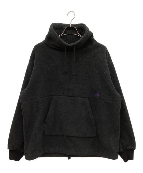 THE NORTHFACE PURPLELABEL（ザ・ノースフェイス パープルレーベル）THE NORTHFACE PURPLELABEL (ザ・ノースフェイス パープルレーベル) Boa Fleece Field Pullover ブラック サイズ:Lの古着・服飾アイテム