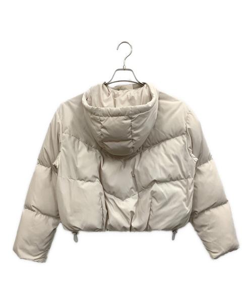 JILL BY JILLSTUART（ジル バイ ジルスチュアート）JILL BY JILLSTUART (ジル バイ ジルスチュアート) ドローストリングショートダウン ベージュ サイズ:Sの古着・服飾アイテム