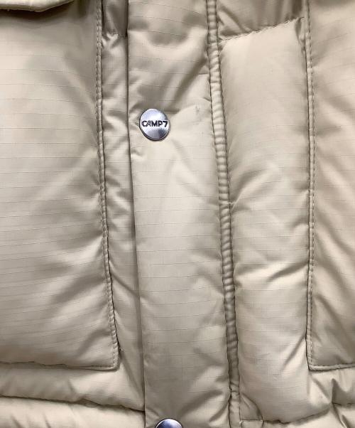 CAMP 7（キャンプ７）CAMP 7 (キャンプ７) ダウンジャケット ベージュ サイズ:Lの古着・服飾アイテム