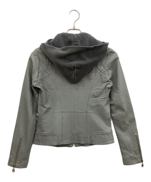 DOMA（ドマ）DOMA (ドマ) ライダースジャケット グレー サイズ:XSの古着・服飾アイテム