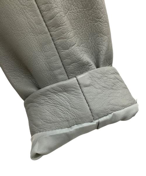 DOMA（ドマ）DOMA (ドマ) ライダースジャケット グレー サイズ:XSの古着・服飾アイテム