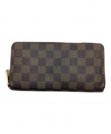 LOUIS VUITTON（ルイ ヴィトン）の古着「ジッピーウォッレット/エベヌ マロン」｜ブラウン