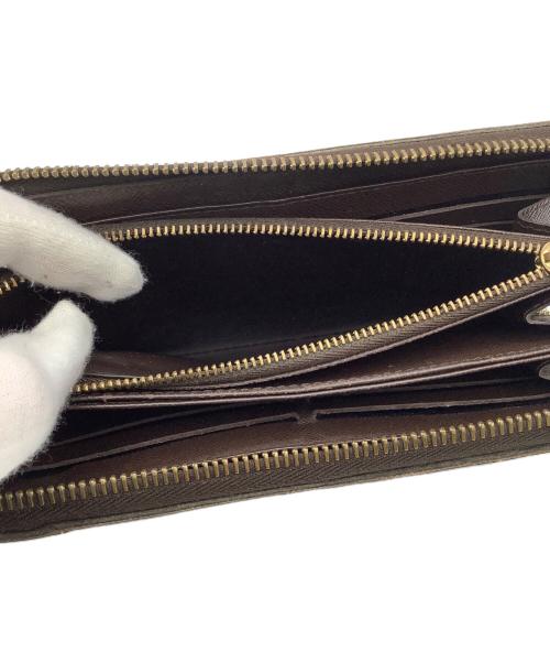 LOUIS VUITTON（ルイ ヴィトン）LOUIS VUITTON (ルイ ヴィトン) ジッピーウォッレット/エベヌ マロン ブラウン サイズ:-の古着・服飾アイテム