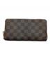 LOUIS VUITTON（ルイ ヴィトン）の古着「ジッピーウォッレット/エベヌ マロン」｜ブラウン