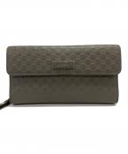 GUCCIグッチ）の古着「長財布」｜グレー