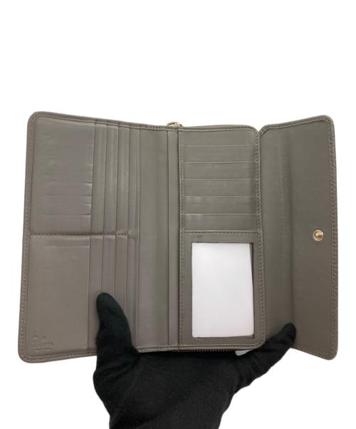 GUCCI（グッチ）GUCCI (グッチ) 長財布 グレーの古着・服飾アイテム