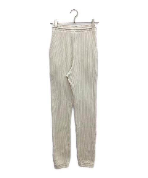 BASERANGE（ベースレンジ）BASERANGE (ベースレンジ) リブパンツ アイボリー サイズ:XSの古着・服飾アイテム