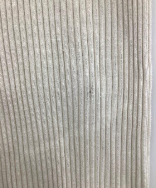 BASERANGE（ベースレンジ）BASERANGE (ベースレンジ) リブパンツ アイボリー サイズ:XSの古着・服飾アイテム