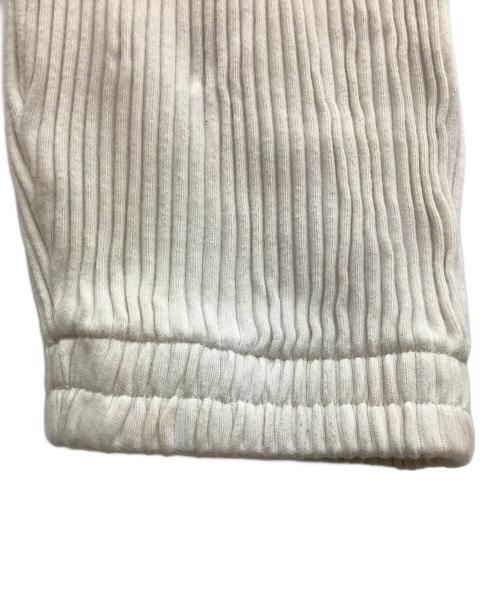 BASERANGE（ベースレンジ）BASERANGE (ベースレンジ) リブパンツ アイボリー サイズ:XSの古着・服飾アイテム