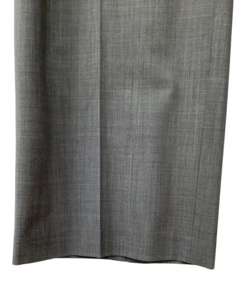 FRAMeWORK（フレームワーク）FRAMeWORK (フレームワーク) ウォッシャブルTWタックワイドパンツ グレー サイズ:40の古着・服飾アイテム