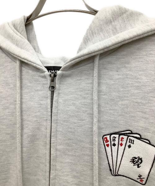 A'gem（エージェム）A'gem (エージェム) ジップパーカー グレー サイズ:FREEの古着・服飾アイテム