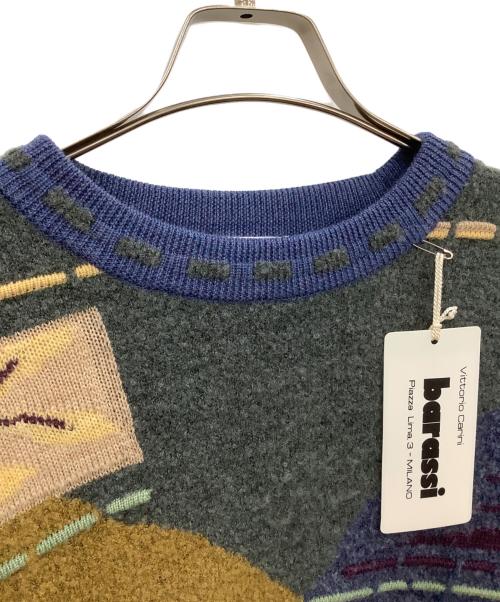 Barassi（バラシ）Barassi (バラシ) 3Dゲ-ジニット ネイビー サイズ:46の古着・服飾アイテム