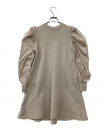 CELFORD（セルフォード）の古着「バックティアードミニワンピース」｜ライトピンク