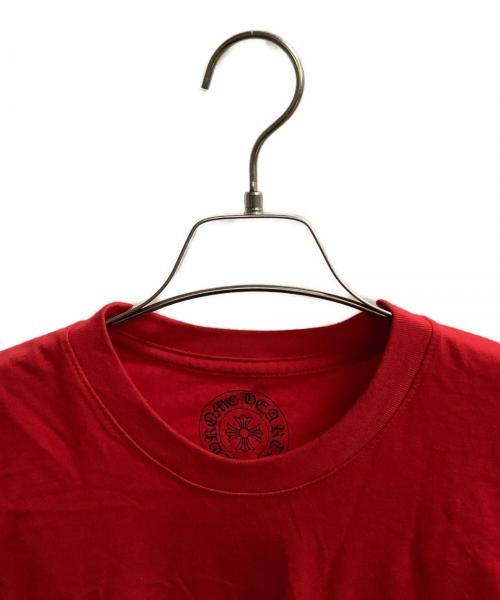 CHROME HEARTS（クロムハーツ）CHROME HEARTS (クロムハーツ) Red Back Scroll Logo LS Tee レッド サイズ:Sの古着・服飾アイテム