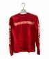 CHROME HEARTS (クロムハーツ) Red Back Scroll Logo LS Tee レッド サイズ:S：60000円