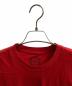 中古・古着 CHROME HEARTS (クロムハーツ) Red Back Scroll Logo LS Tee レッド サイズ:S：60000円