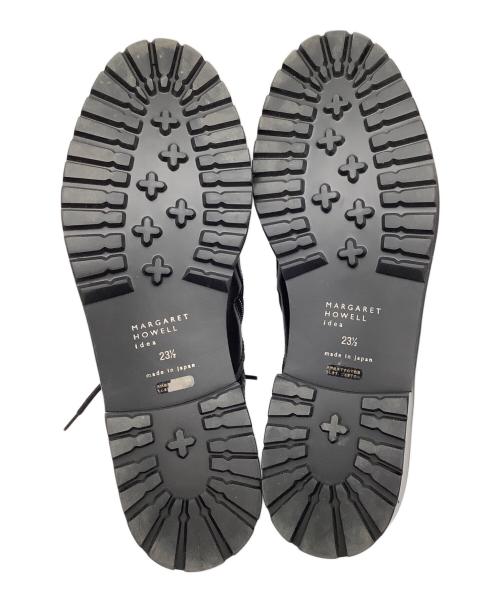 MARGARET HOWELL idea（マーガレット ハウエル アイディア）MARGARET HOWELL idea (マーガレット ハウエル アイディア) ウィングチップブーツ ブラック サイズ:23 1/2の古着・服飾アイテム