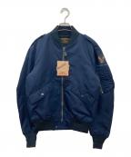 HOUSTONヒューストン）の古着「L-2Aジャケット」｜ネイビー