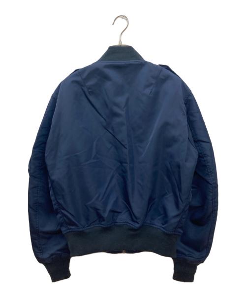 HOUSTON（ヒューストン）HOUSTON (ヒューストン) L-2Aジャケット ネイビー サイズ:38の古着・服飾アイテム