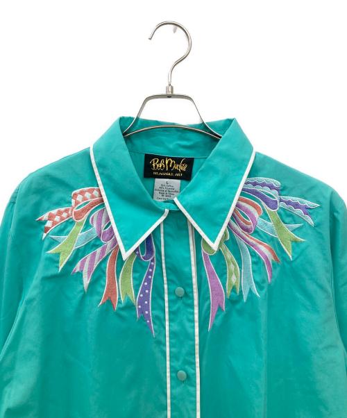 BOB MACKIE（ボブマッキー）BOB MACKIE (ボブマッキー) 長袖シャツ スカイブルー サイズ:Lの古着・服飾アイテム