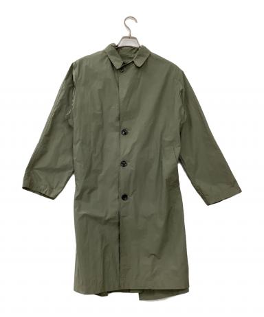 【美品】Orcival オーシバル メンズ コート オリーブ カーキ 中古・古着通販】ORCIVAL (オーシバル) ベルテッドバルマカーンコート
