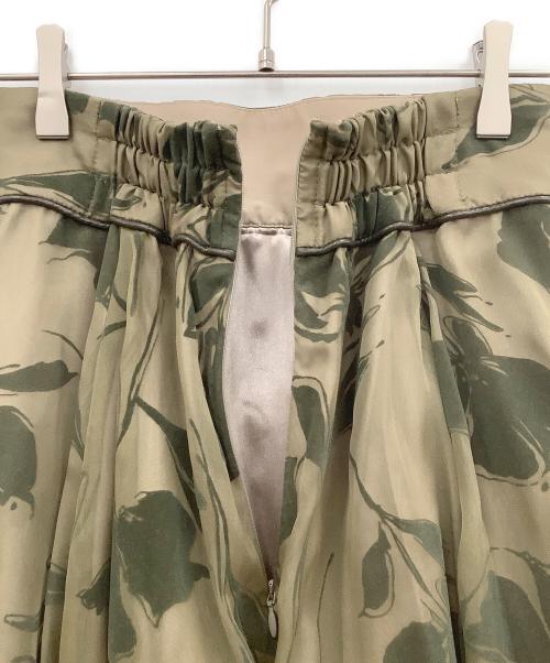 Mystrada（マイストラーダ）Mystrada (マイストラーダ) リリーフロッキースカート オリーブ サイズ:34の古着・服飾アイテム