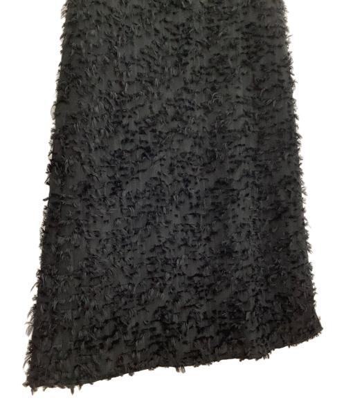 Adam et Rope（アダム エ ロペ）Adam et Rope (アダム エ ロペ) ヘアリーシャガードワンピース ブラック サイズ:Fの古着・服飾アイテム