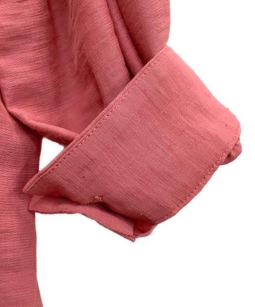 CLANE（クラネ）CLANE (クラネ) ダブルフェイスブラウス ピンク サイズ:1の古着・服飾アイテム