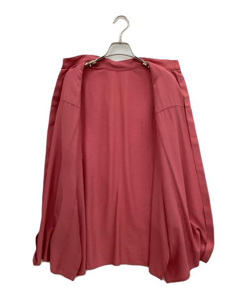 CLANE（クラネ）CLANE (クラネ) ダブルフェイスブラウス ピンク サイズ:1の古着・服飾アイテム