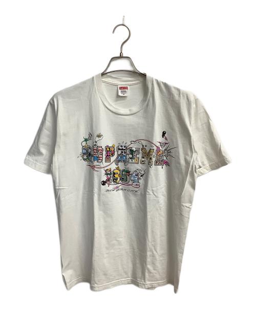 SUPREME（シュプリーム）Supreme (シュプリーム) Varsity Tee ホワイト サイズ:Mの古着・服飾アイテム