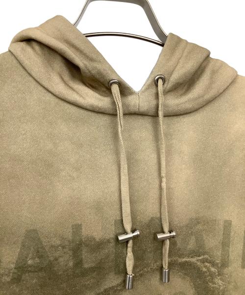 BALMAIN PARIS（バルマンパリ）BALMAIN PARIS (バルマンパリ) デザートロゴ エココットン パーカー ベージュ サイズ:Mの古着・服飾アイテム