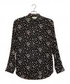 Saint Laurent Parisサンローランパリ）の古着「スター柄シャツ」｜ブラック×ホワイト