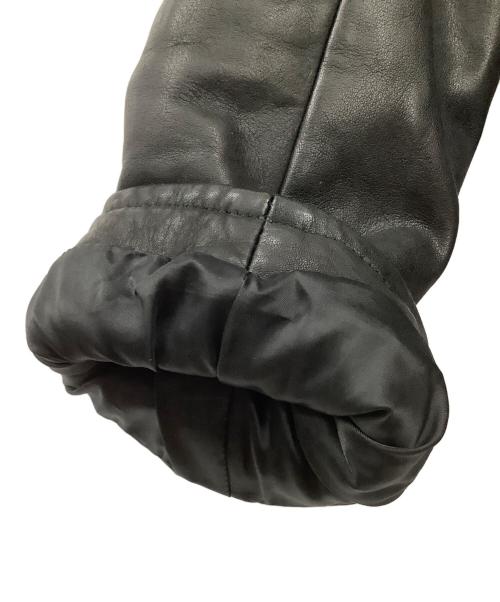 wjk（ダブルジェイケー）wjk (ダブルジェイケー) レザーライダースジャケット ブラック サイズ:Mの古着・服飾アイテム