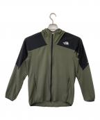 THE NORTH FACEザ ノース フェイス）の古着「TNFR SWALLOWTAIL VENT HOODIE」｜カーキ