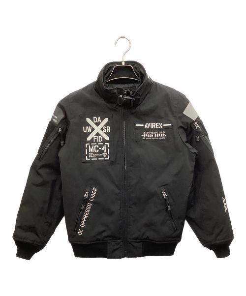 AVIREX（アヴィレックス）AVIREX (アヴィレックス) MA-1ジャケット ブラック サイズ:Mの古着・服飾アイテム